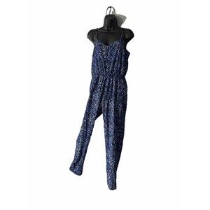 Ambiance Apparel Jumpsuit Women's‎ Size M Blue